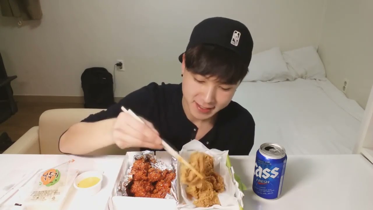 BenDeen Reupload ∙ Korean Chicken & Beer - MUKBANG