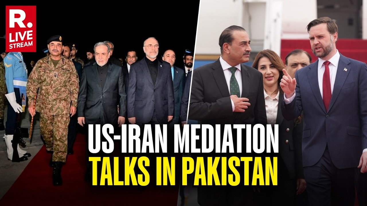 US-Iran Talks LIVE: High-Stakes Peace Talks Meeting in Islamabad I US-Iran War I Trump