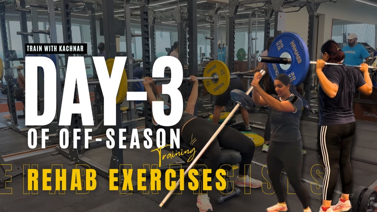 Day 3 - Off-season Training | Upper body Strength & Conditioning | Circuit Training,Jumps,Rehab