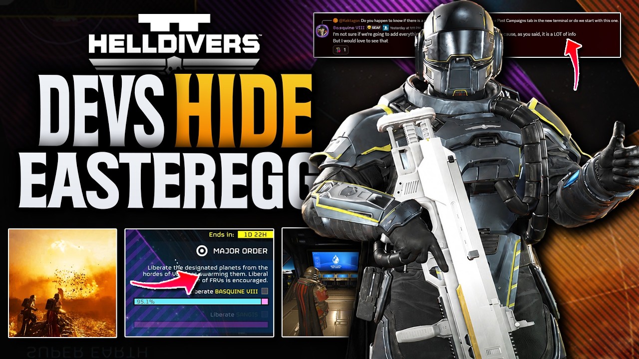 Разработчики Helldivers 2 спрятали это в новом обновлении!