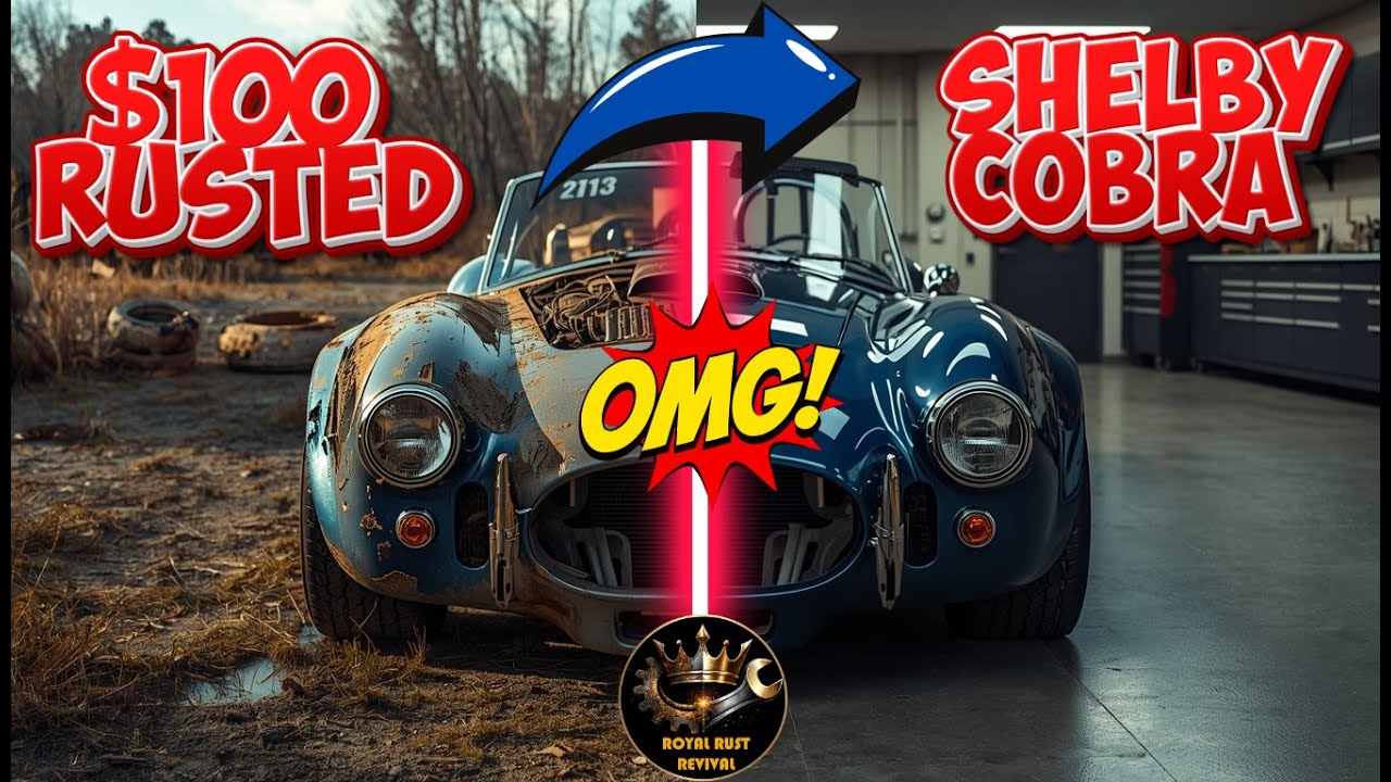 Bought a Rusted 1965 Shelby Cobra for $100 – Full Silent Restoration| ASMR Car Restoration #asmr