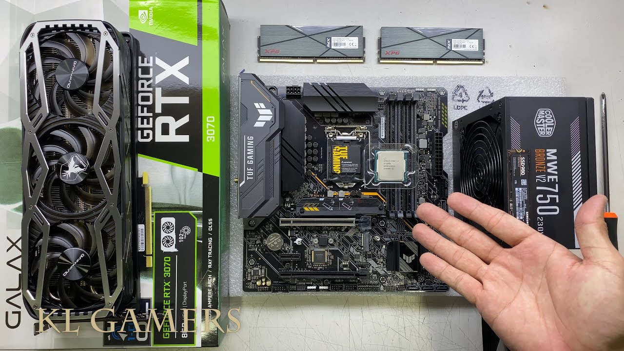 intel Core i5 11400 ASUS TUF GAMING B560M-PLUS WiFi GAINWARD RTX3070Ti aigo DT240 AIO