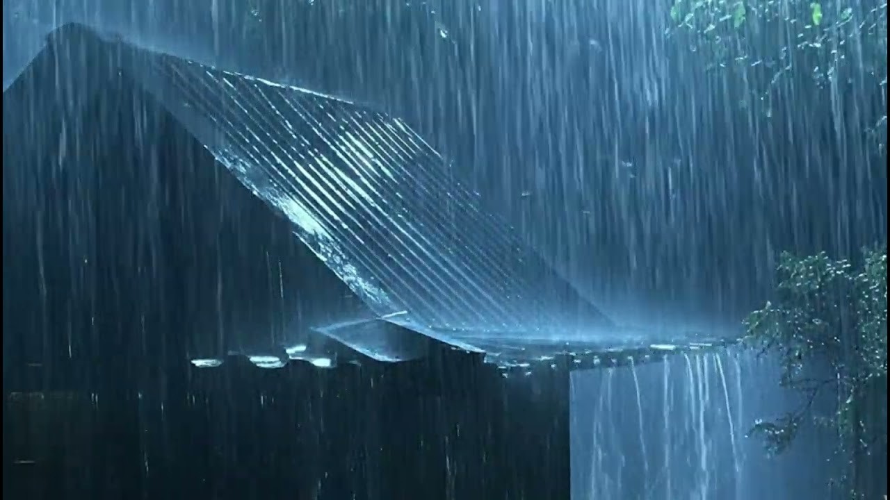 Rainstorm on Tin Roof 🌧️ Best Deep Sleep Sounds (No Ads)