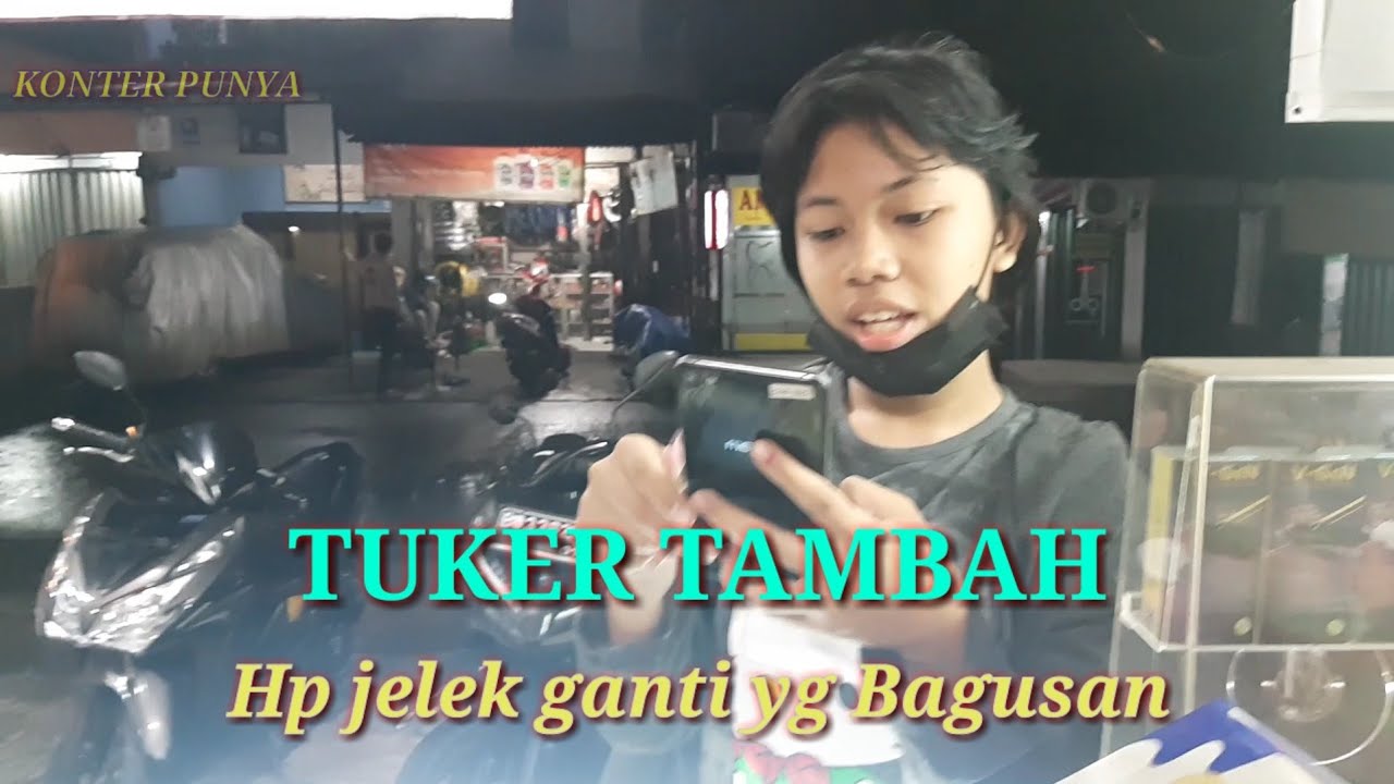 Bocah ini dateng kekonter sendiri mau tuker tambah hp