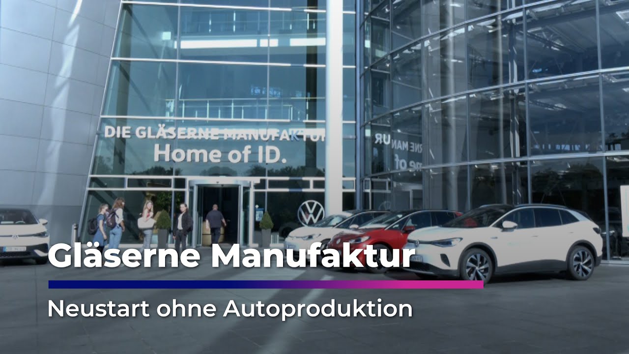Gläserne Manufaktur Dresden öffnet wieder – ohne Produktion I Sachsen Fernsehen