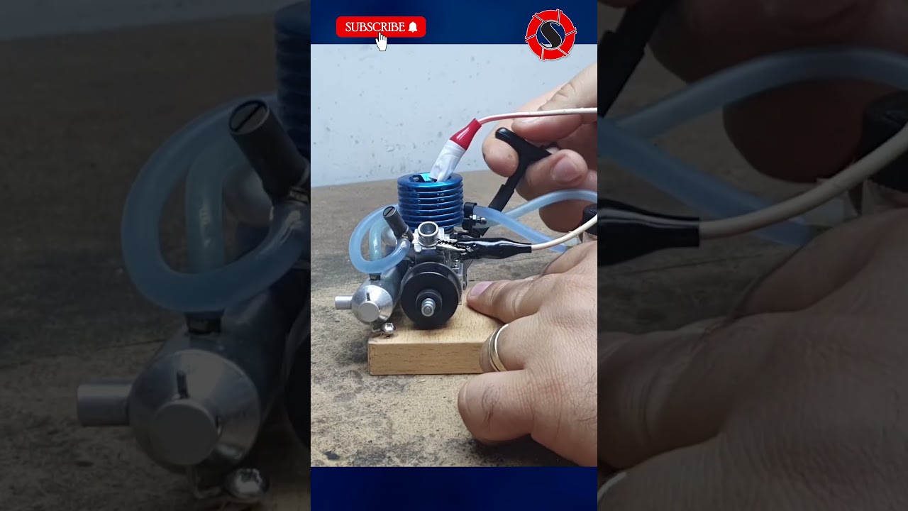 33000 RPM - Mini Nitro Engine  - CHAOS Nitro 1/16 #shorts