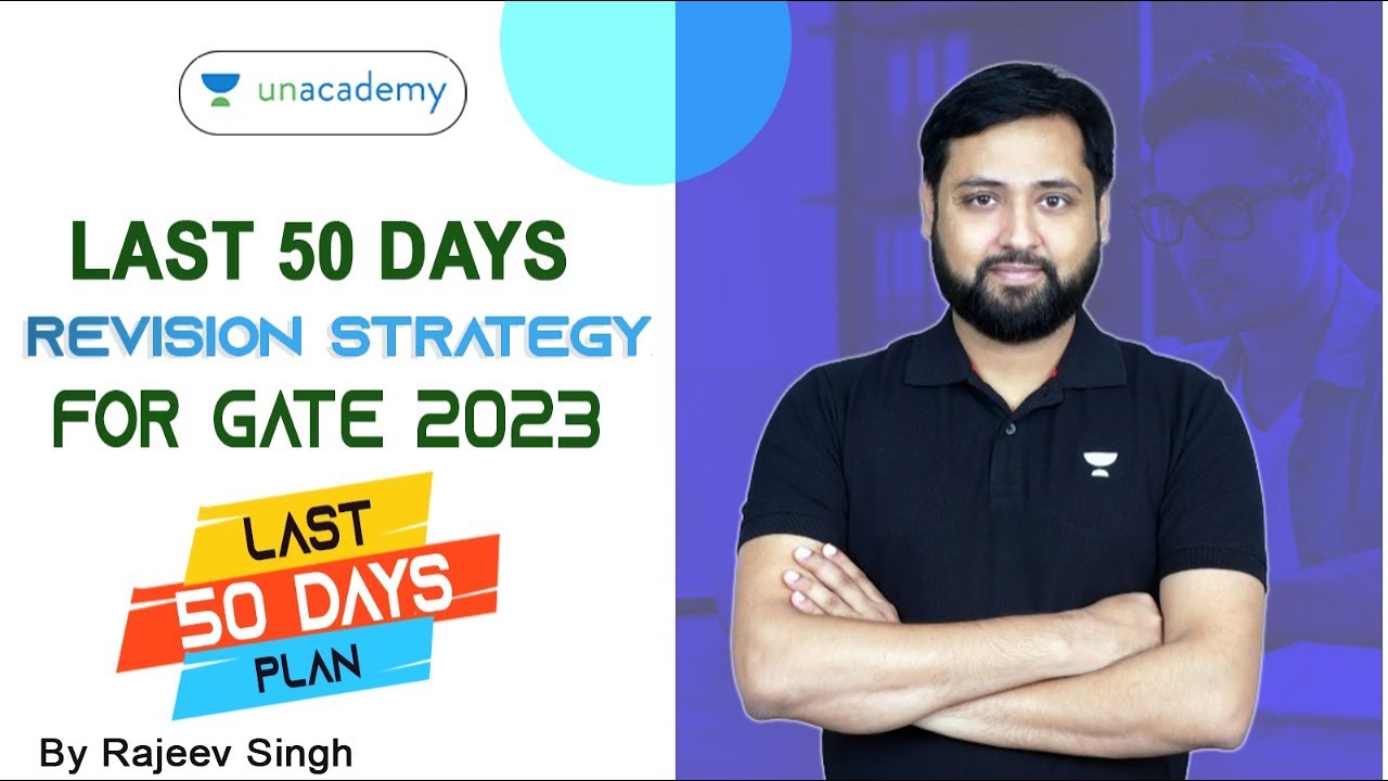 Last 50 Days Revision Strategy for GATE 2023 | Rajeev Singh #rajeevsir #gate #gate2023 #mechanical