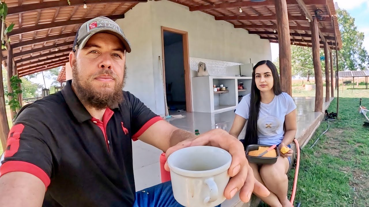 CAFÉ DA MANHÃ NA ROÇA 🍃 | ROÇANDO O JARDIM DA RAPUNZEL
