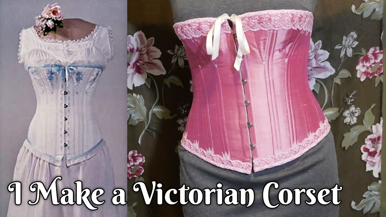 I Make a Late Victorian Corset | 1890s Ballgown - Part 1