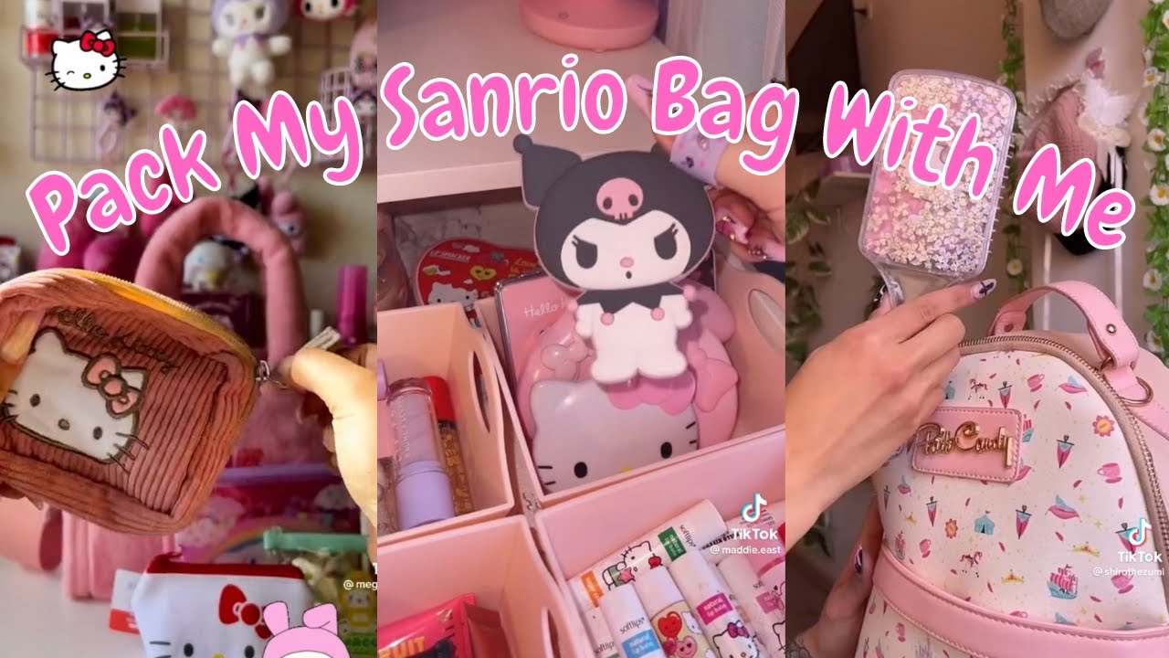 💖 Kawaii Pack My Sanrio Bag With Me🎁 | TikTok Compilation #10