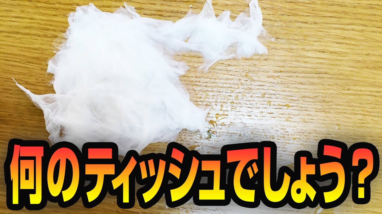 これが俺のテッシュだ！！