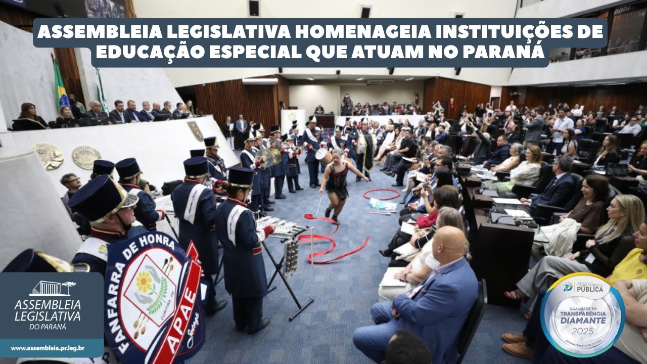 Assembleia Legislativa homenageia instituições de educação especial que atuam no Paraná