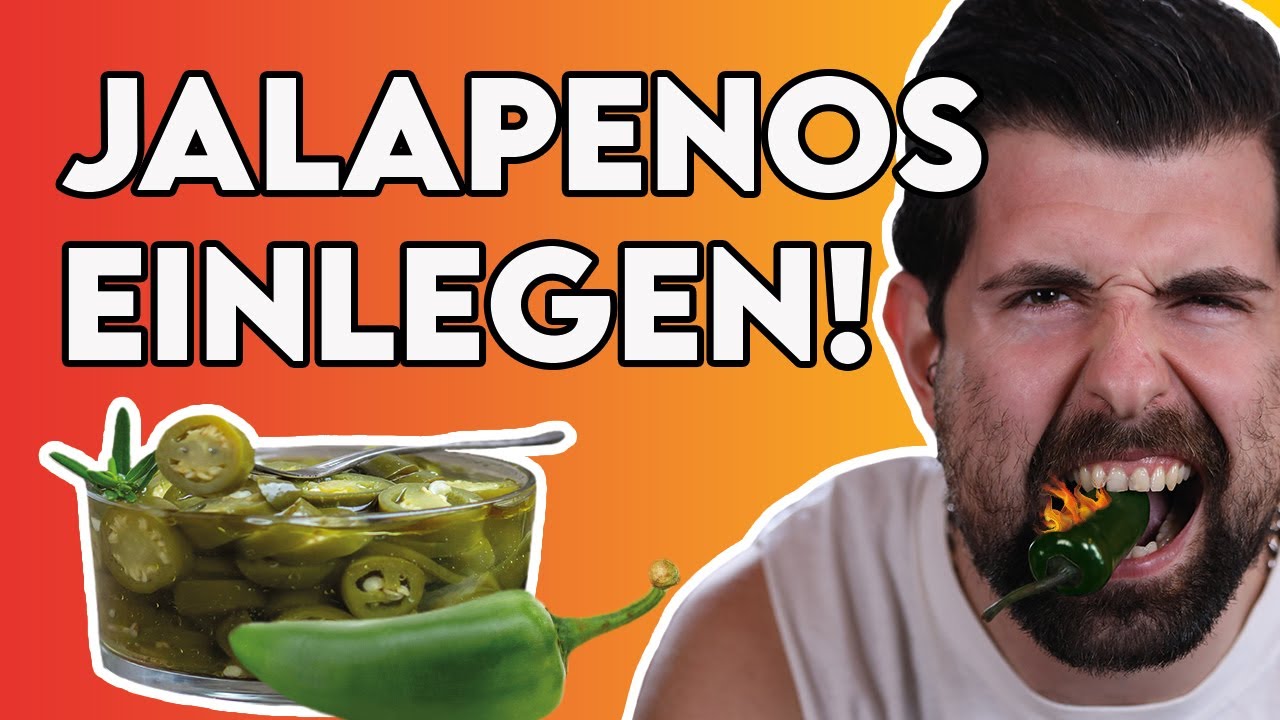 Jalapeños 🌶️ selber einlegen (schnell, einfach, GEIL!) 🔥❤️