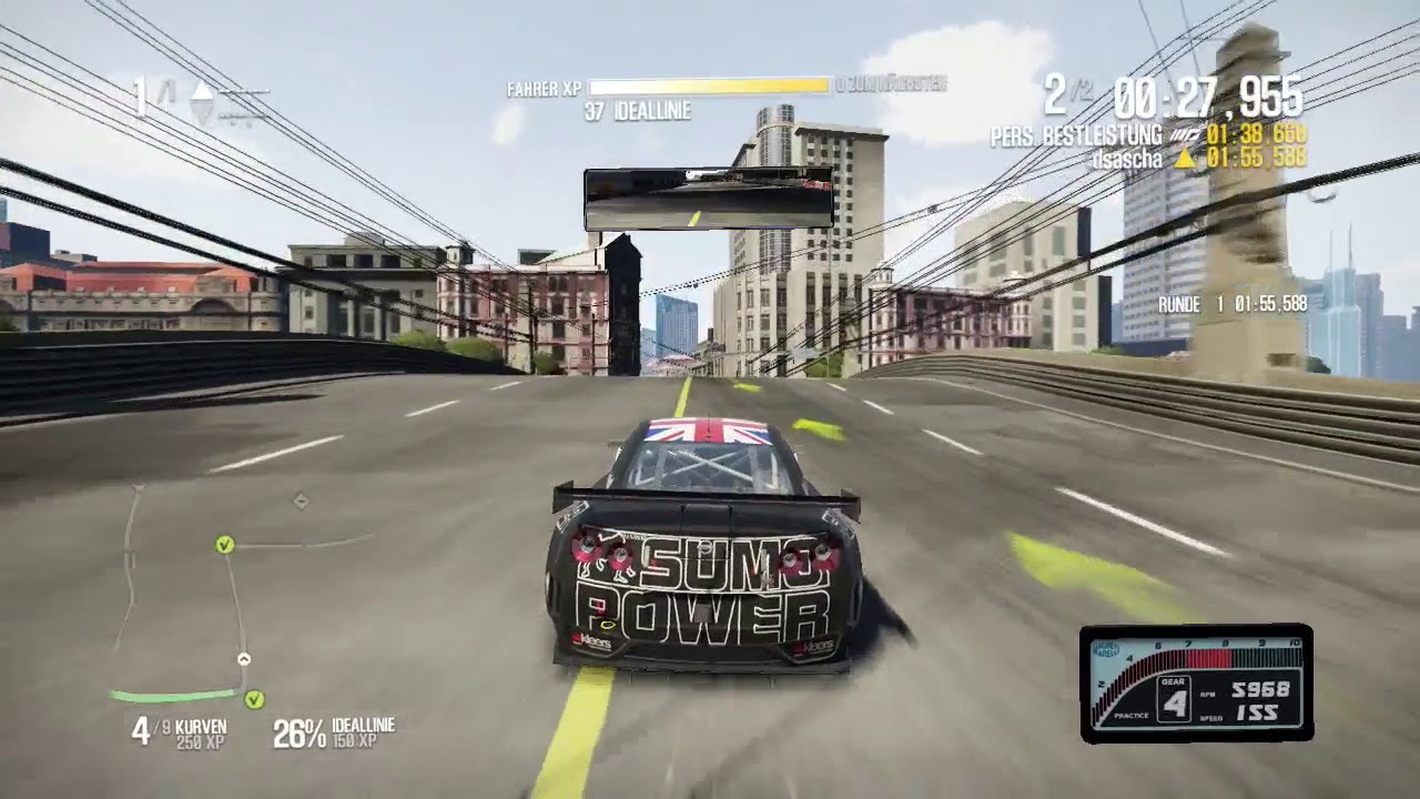 Need for Speed with Shift 2 Nissan GTR GT1 Sumo Power at Shanghai GP