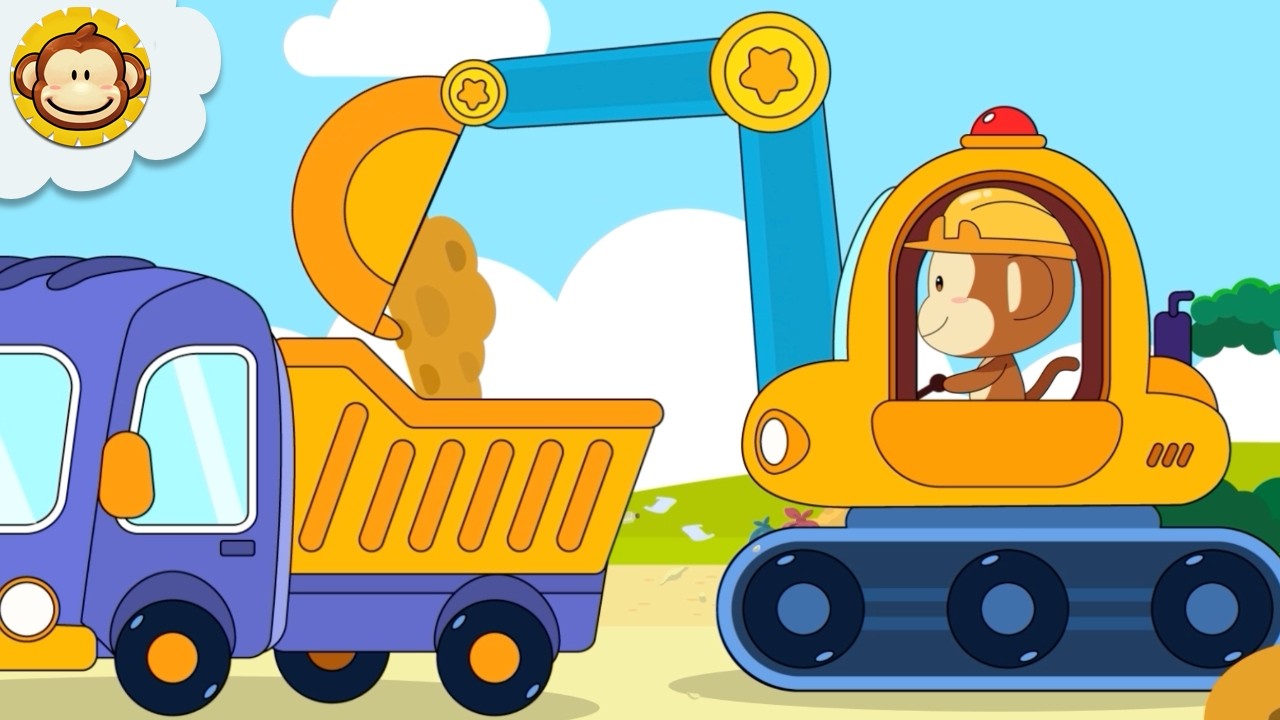 Naik Ekskavator bersama Baba Lili Tata | Kompilasi Lagu Anak