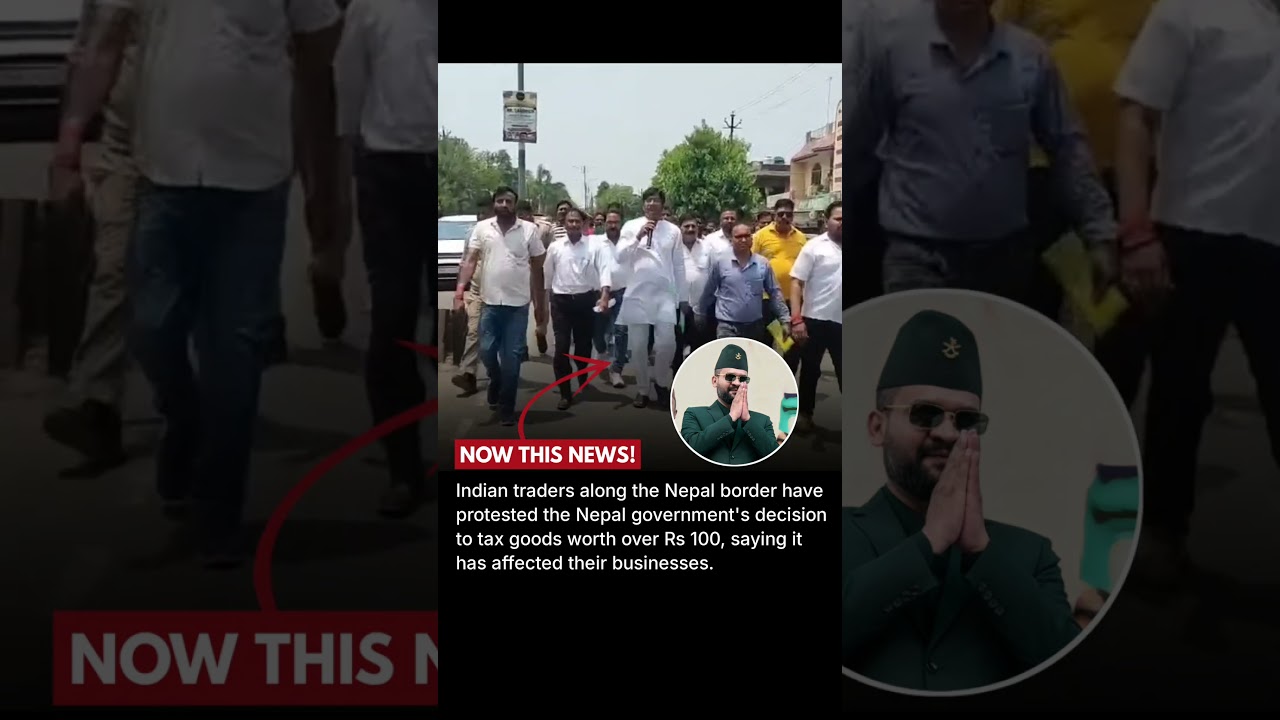 Indian traders near border have protested. #nepalindia #balenshah #nepal #india #news