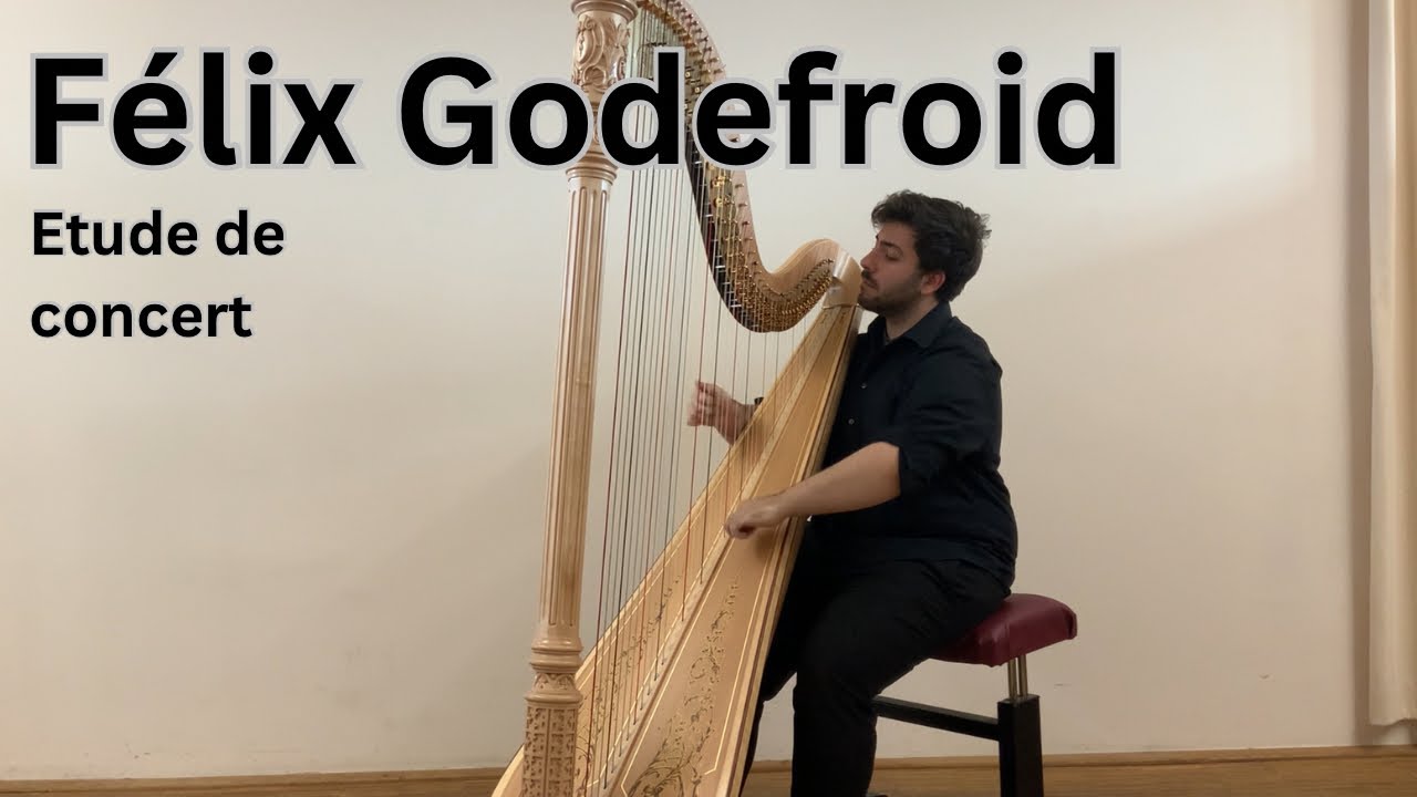 Félix Godefroid - Etude de concert // Maximilian Robin Treller // harp