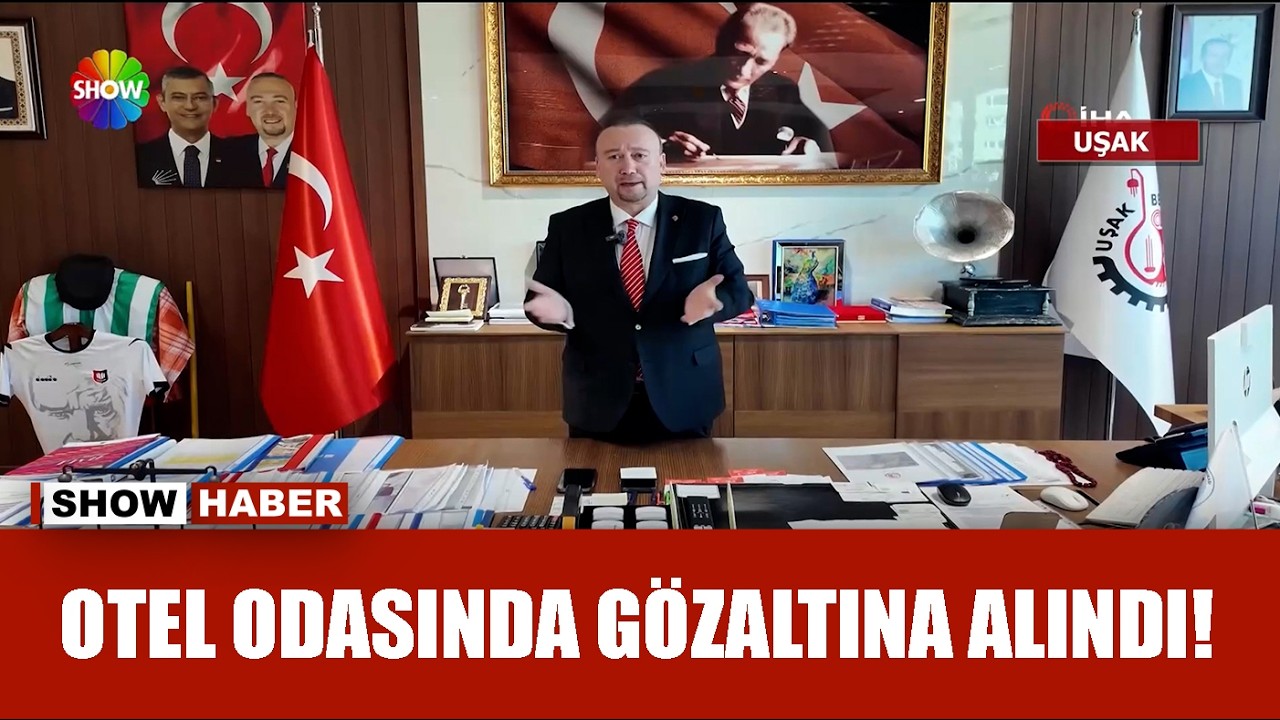 Uşak Belediye Başkanı g&ouml;zaltına alındı!