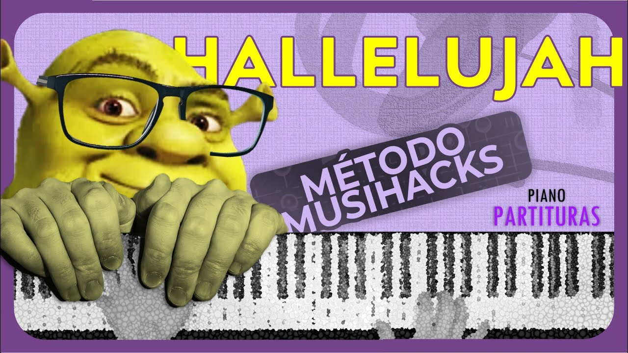 Hallelujah - Shrek | Leonard Cohen 🎹 Musihacks, Piano Partituras