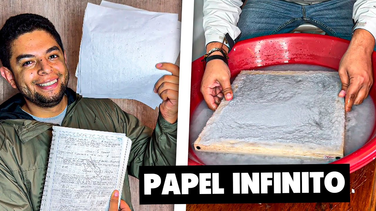 Como hacer papel reciclado infinitamente