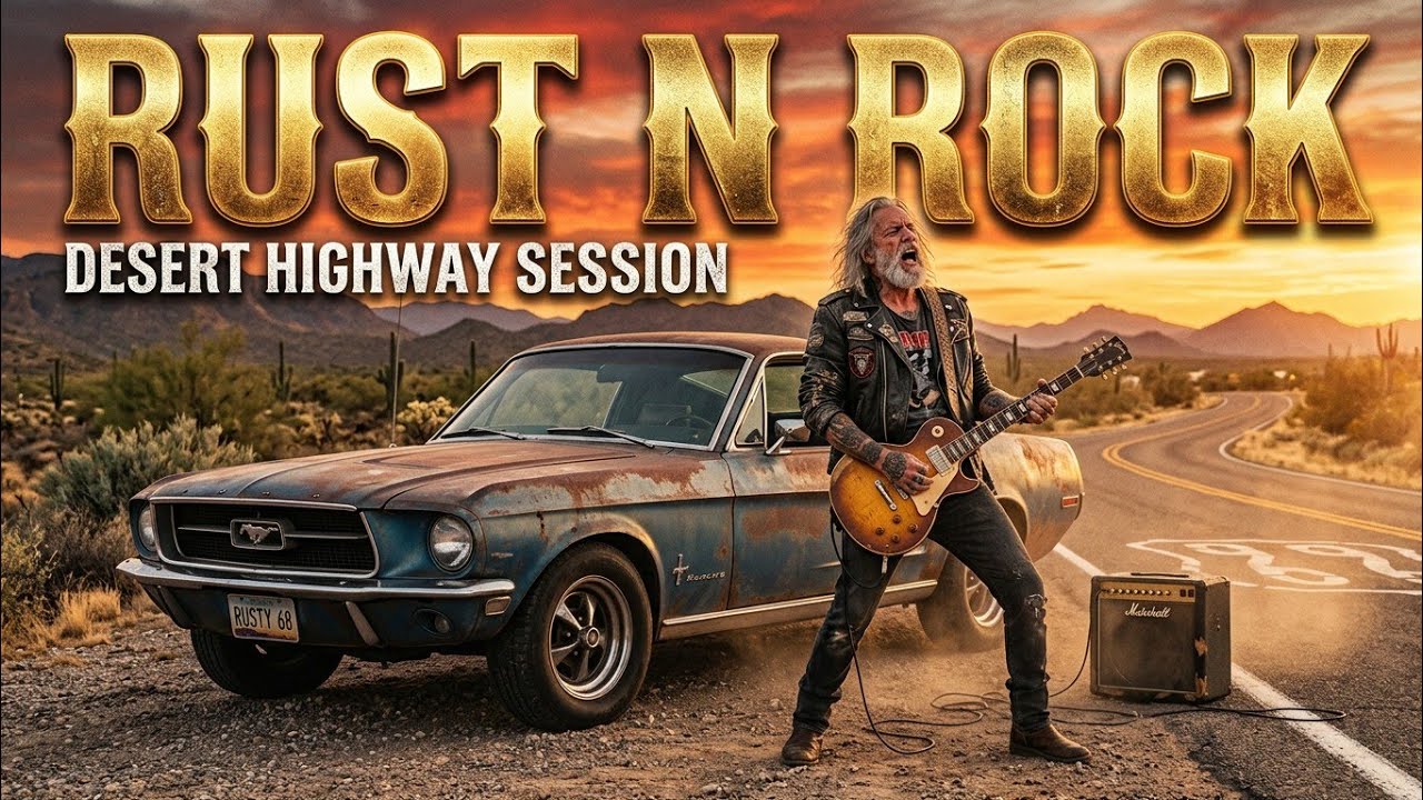 The Legendary Road Trip Rock Playlist – Ride Into Freedom with Powerful Anthems.
