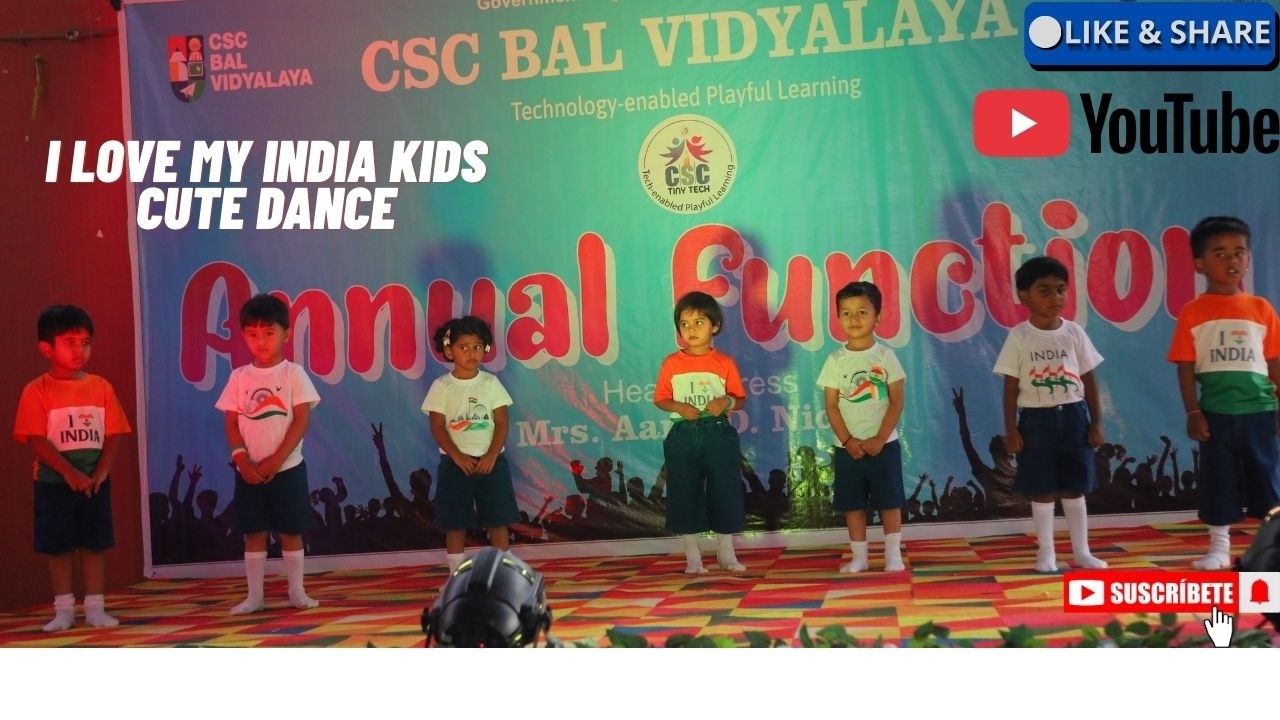 I Love My India 🇮🇳 | Little Kids Patriotic Dance Performance |#shortvideo #youtubeshorts #dance