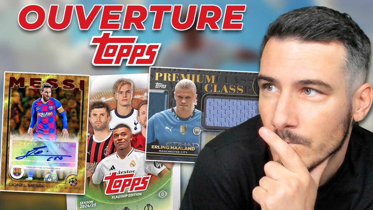 MA PREMIÈRE OUVERTURE DE CARTES DE FOOTBALL - 2024/25 ToppsUCC Club Competitions - Hobby Box