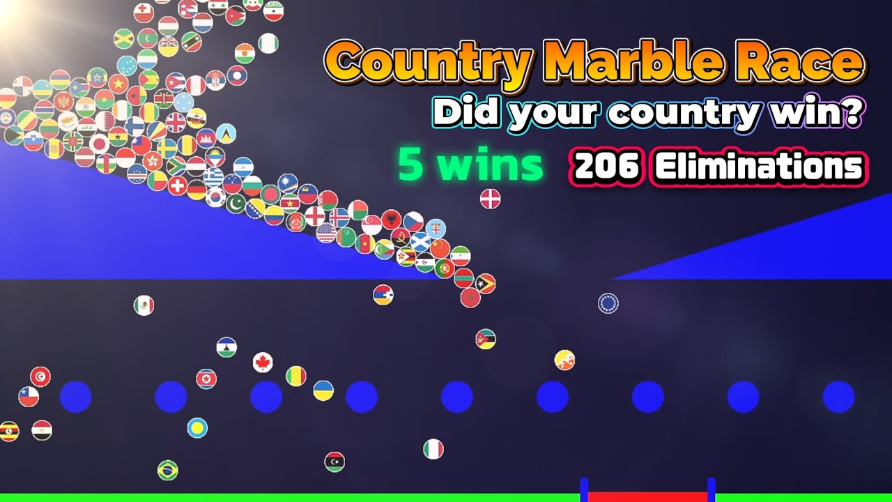 ONLY 5 COUNTRIES SURVIVED! IS THAT YOUR COUNTRY? - Country Marble Race