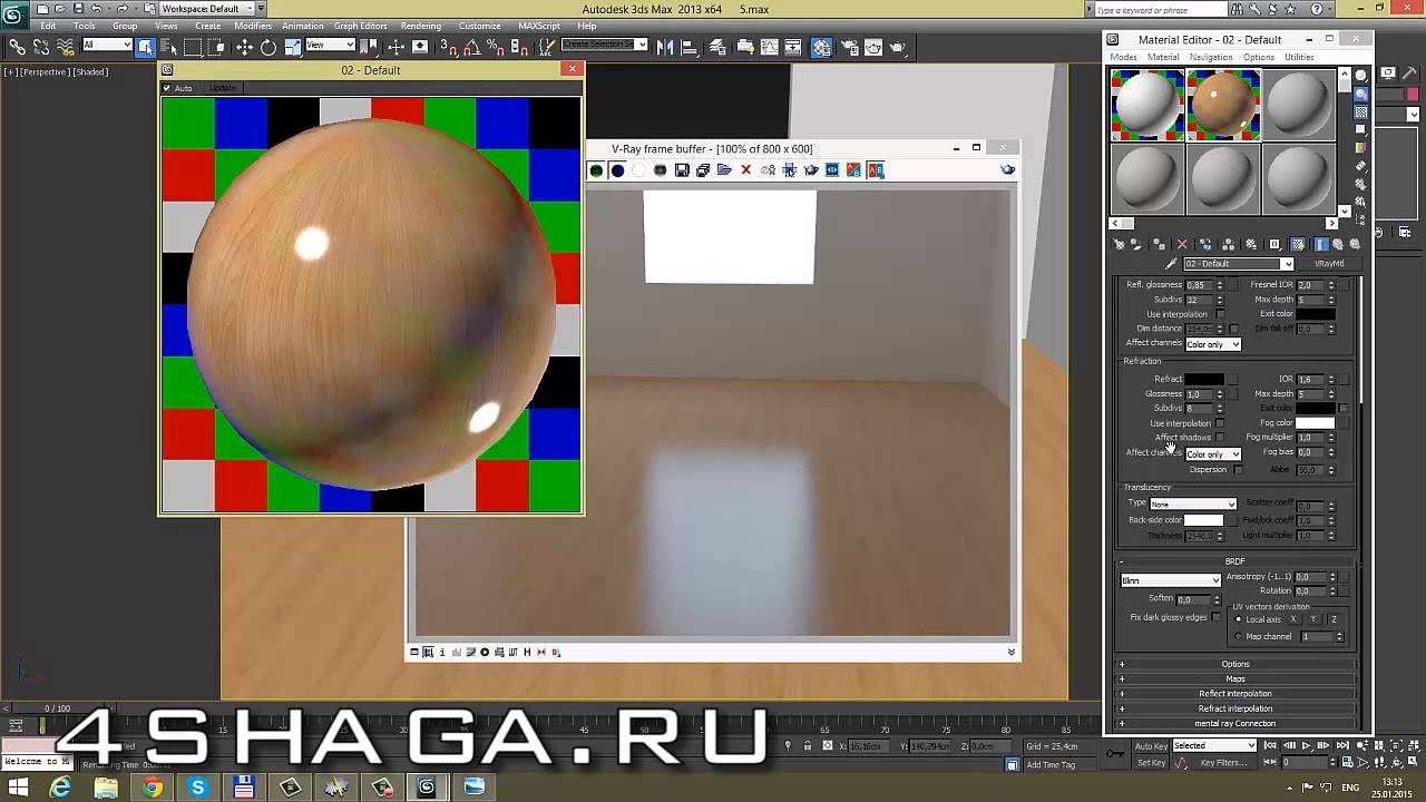 3D / 3Ds Max | Создание Реалистичного Материала Дерева (VRay)