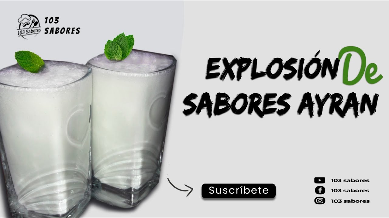 Receta de Ayran con menta - La bebida más popular de Turquía