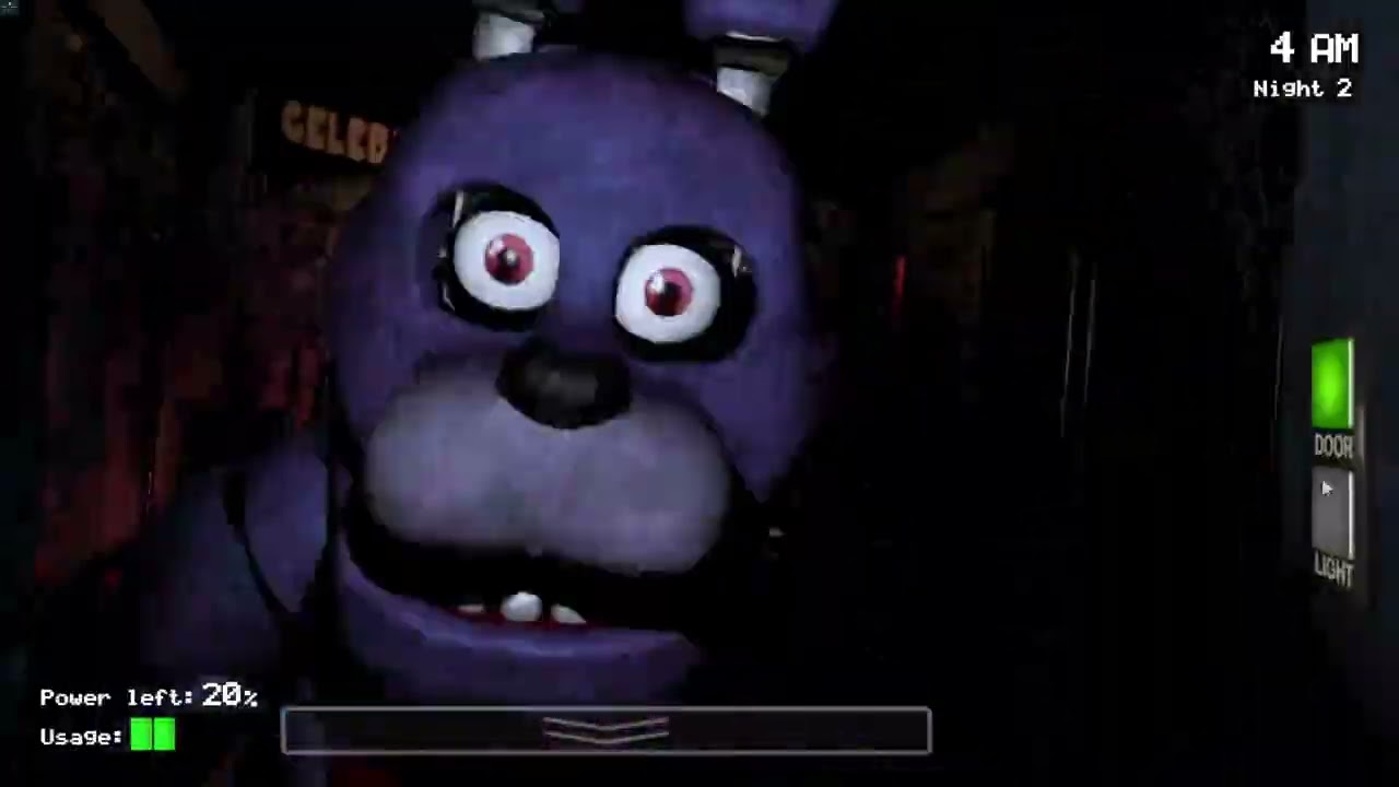 beating night 2 in fnaf 1!! (part 2 in series)