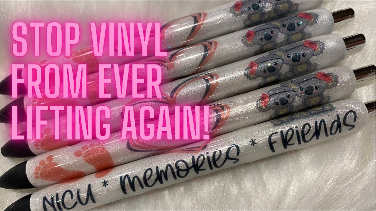 Never Have Lifted Vinyl Again On Your Tumblers Or Pens