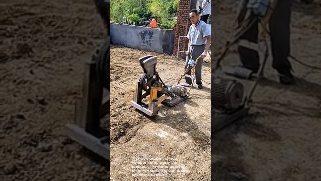 Small soil compactor: perfect for diy projects motorized soil
