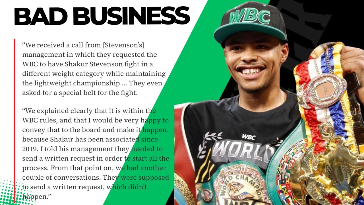 BREAKING: Shakur Stevenson get EXPOSED for BAD BUSINESS 