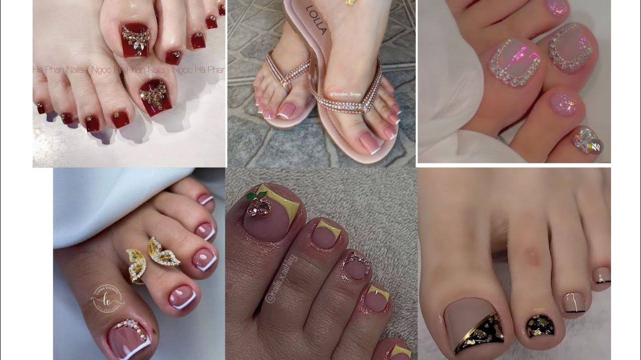 Feet nail extensions | nail extension | Gorgeous Pedicure Nail Designs
