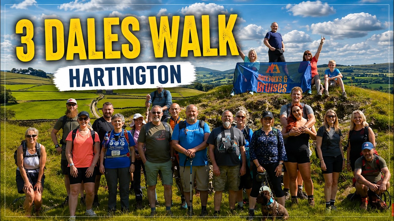 3 Dales Walk from Hartington With Backpacks & Bruises