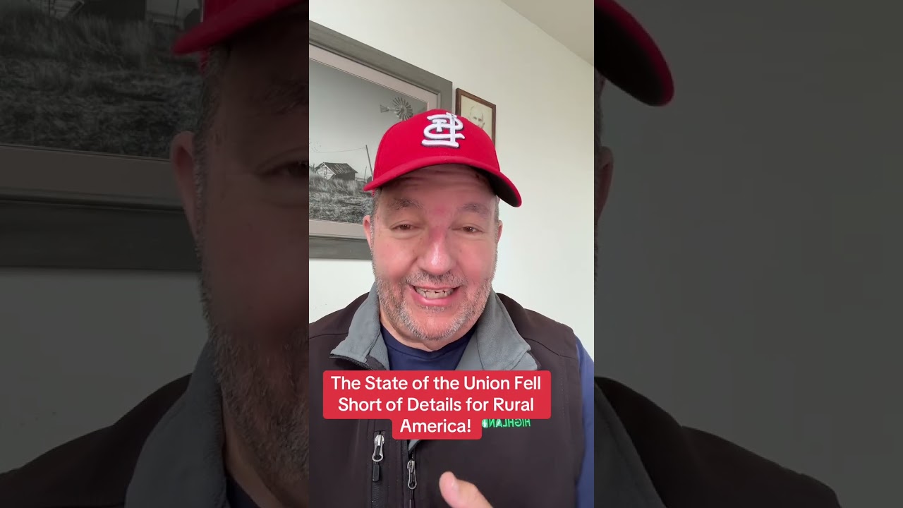 THE STATE OF THE UNION FELL SHORT FOR RURAL AMERICA!