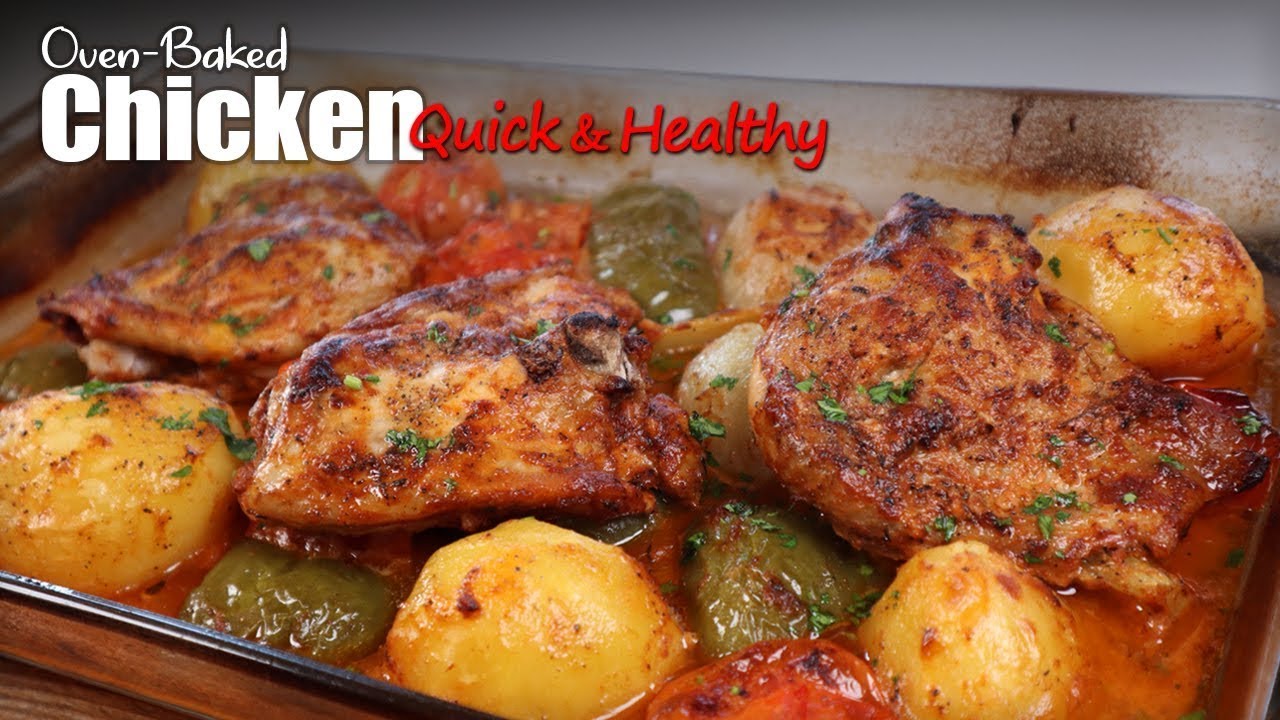 One Pan Roast Chicken and Vegetables / Healthy Recipes / @ShirensCuisine