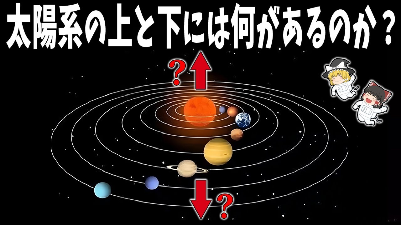 【ゆっくり解説】太陽系の上と下には何があるのか？