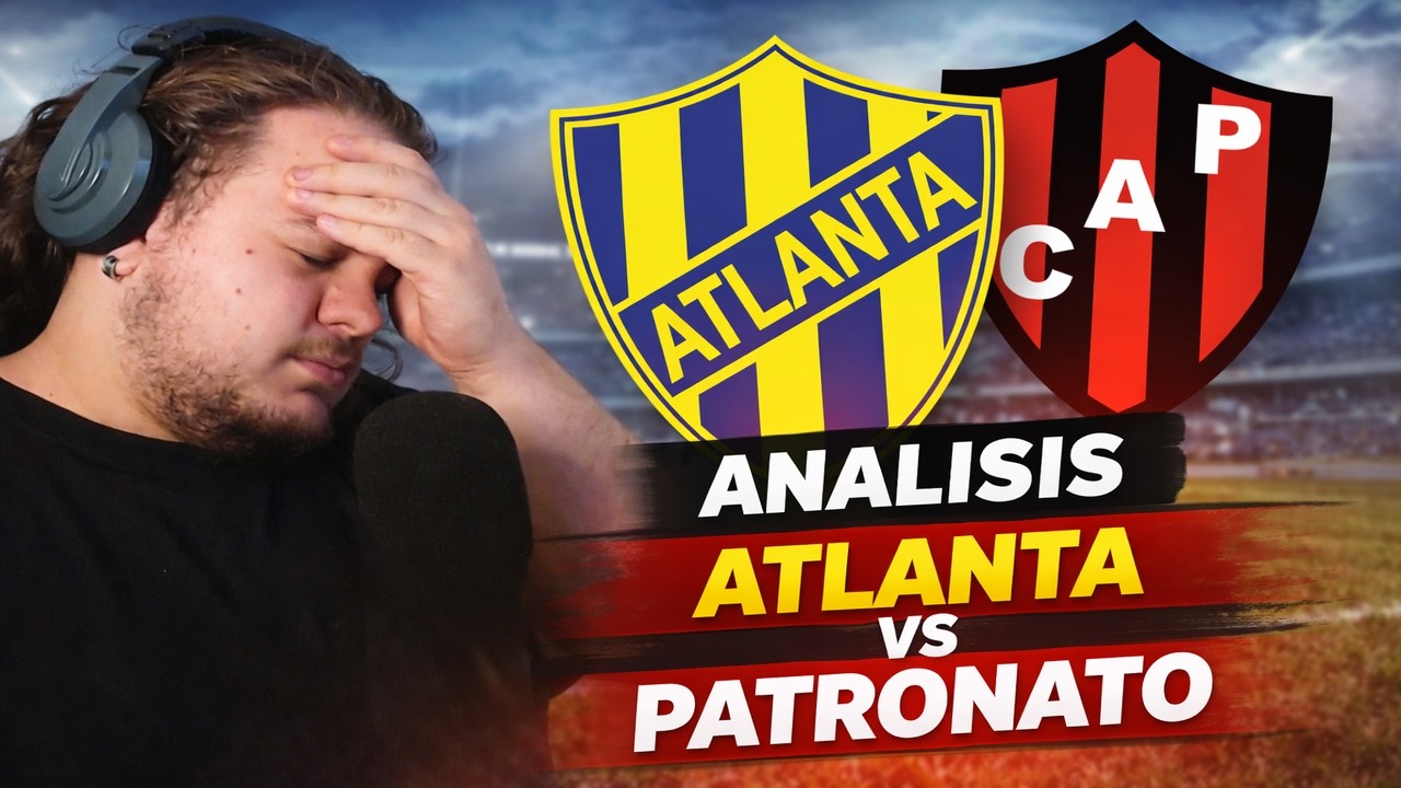 ANALISIS ATLANTA 0 - 0 PATRONATO/ MAL PARTIDO BOHEMIO