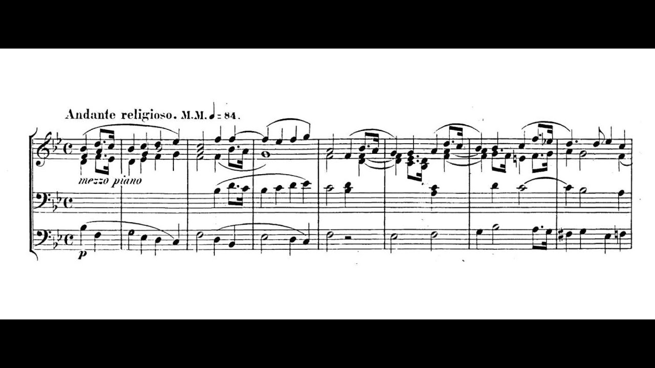 Mendelssohn: 4. Sonate op. 65 Nr. 4 - II. Andante religioso
