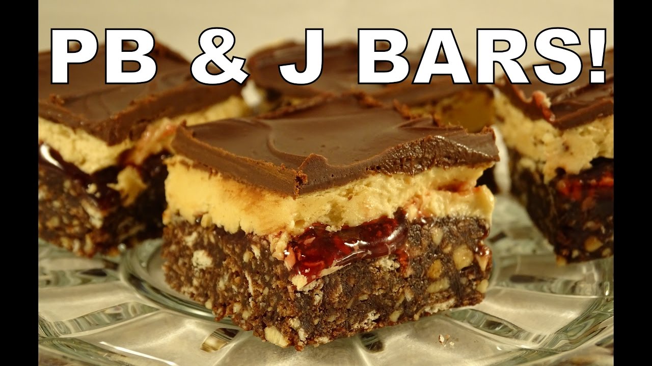 Peanut Butter and Jelly Chocolate Squares - with yoyomax12