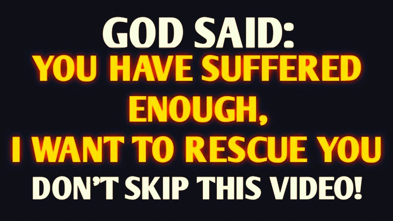 GIVE GOD THE CHANCE TO RESCUE YOU TODAY | Powerful Miracle Prayer For Blessings And Prosperity