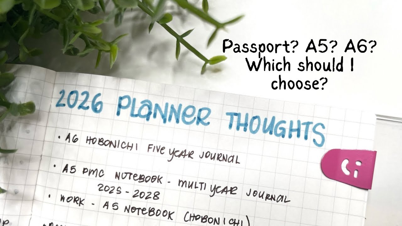 2026 Planner Thoughts // What planners or journals am I thinking about for 2026? 