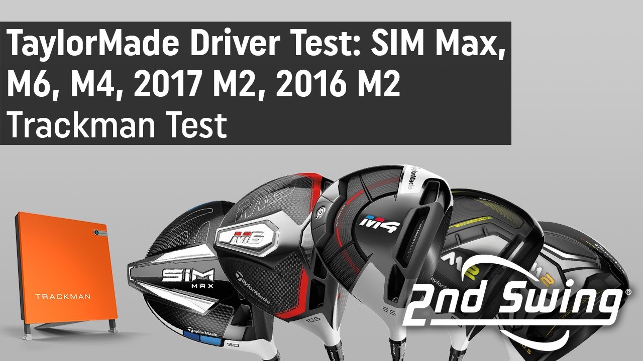 Тестирование и сравнение TaylorMade Drivers Trackman: SIM Max, M6, M4, M2