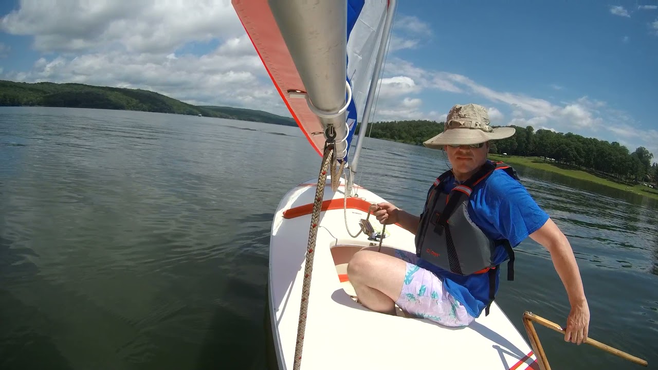 My First Time Sailing My 1980 Alcort Sunfish - The Good, The Bad & The Beautiful