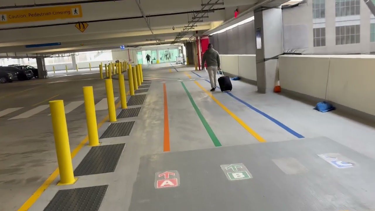 Orlando International Airport Terminal C Parking Garage Level 3 Path 2025 Walkthrough
