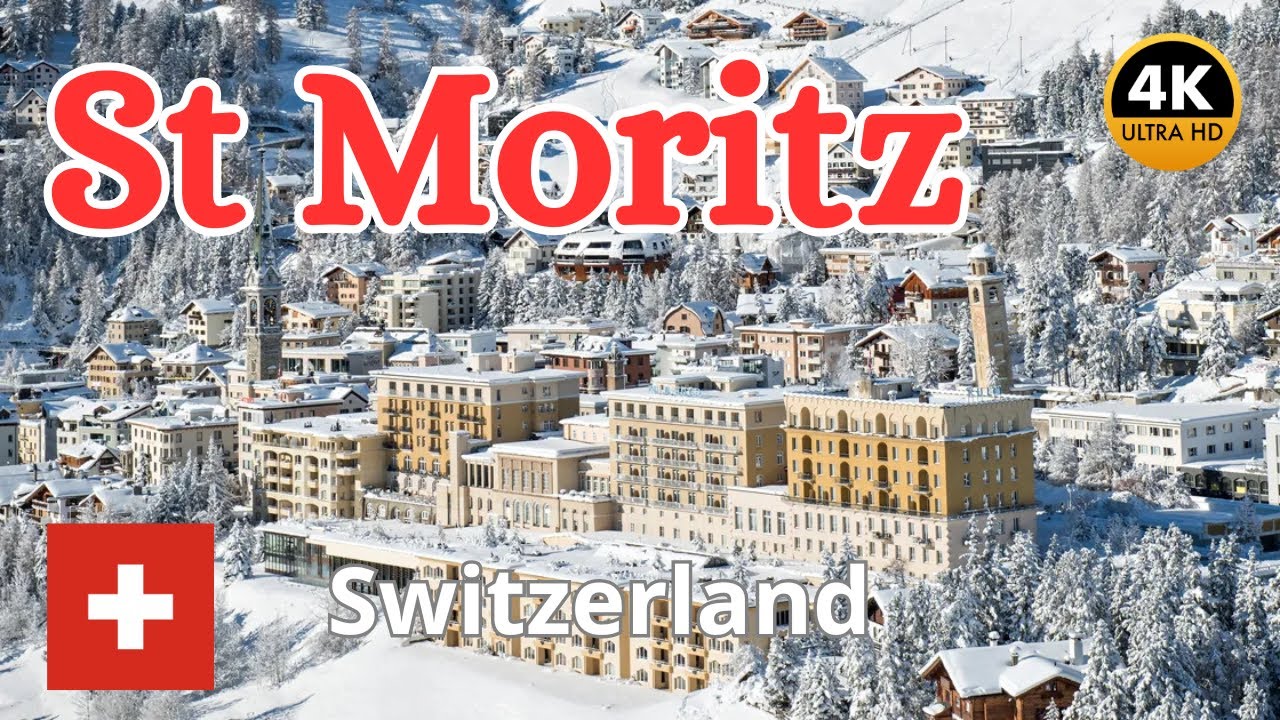 St. Moritz in Winter ❄️🇨🇭 4K Walking Tour - January 2025
