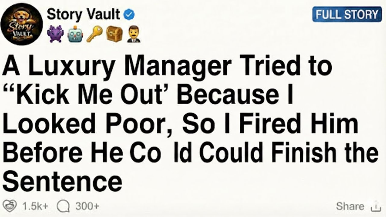 A Luxury Manager Tried to 