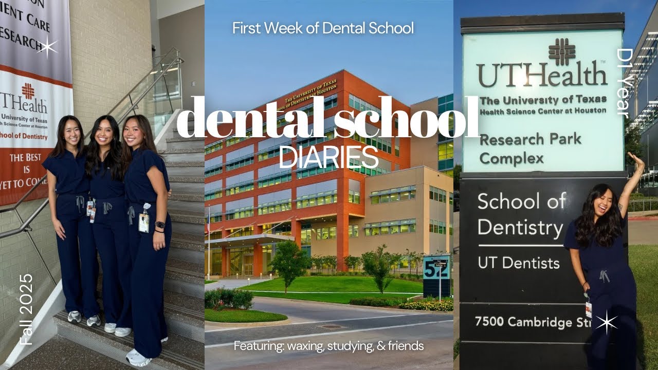 FIRST WEEK of DENTAL SCHOOL Vlog 🦷✨| learning to wax, productive studying, D1 Year Week in My Life